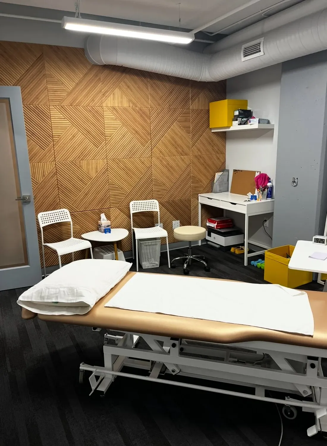 Treatment room at the Jenna Leib rehabilitation clinic in Regina, SK